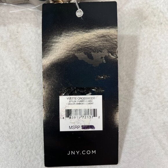 NWT Jones New York Yvette Crossbody Purse & Pouch 11JN951JN-MSC Emboss Cement - Picture 6 of 10